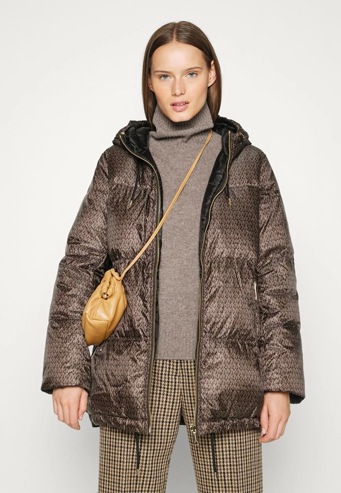 MICHAEL Michael Kors LOGO - Down Coat - Chocolate 7 MICHAEL Michael Kors LOGO - Down Coat - Chocolate - Image 5