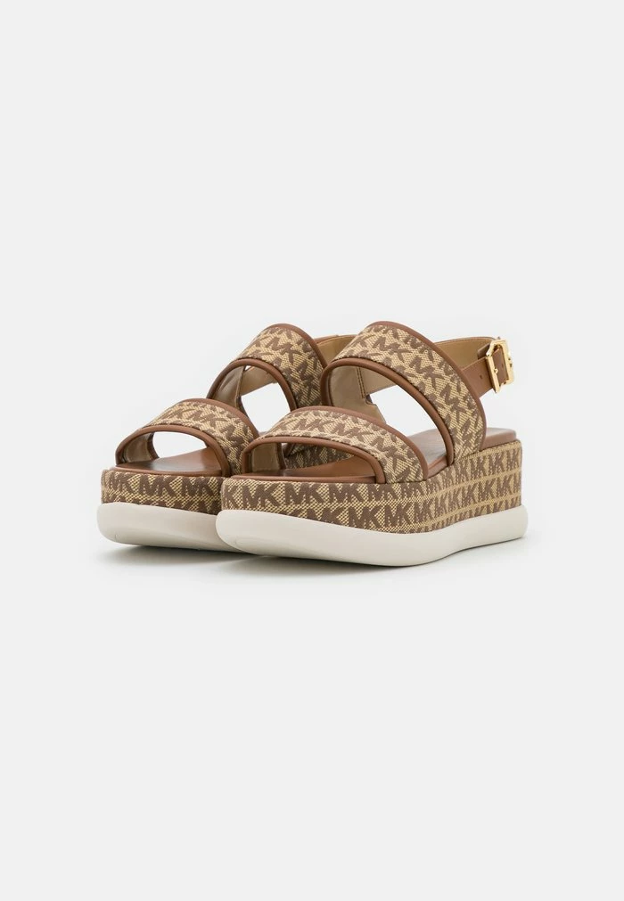 MICHAEL Michael Kors PRESLEY - Platform Sandals - Beige/ebony 5 MICHAEL Michael Kors PRESLEY - Platform Sandals - Beige/ebony - Image 3
