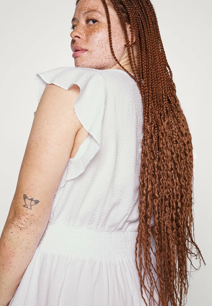 MICHAEL Michael Kors FLOUNCE - Day Dress - White 6 MICHAEL Michael Kors FLOUNCE - Day Dress - White - Image 4