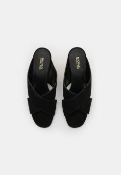 MICHAEL Michael Kors PORTER MULE - Heeled Mules - Black -MICHAEL Michael Kors shop 696f8582631b4bcba27cc4138be02d1e