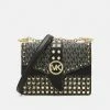 MICHAEL Michael Kors GREENWICH - Across Body Bag - Black/gold -MICHAEL Michael Kors shop 6a25fbb68a204836839856489b107829