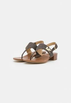 MICHAEL Michael Kors JILLY - T-bar Sandals - Brown/multi-coloured -MICHAEL Michael Kors shop 6a75f1fe68ce4f79a339e4bd22f0b662