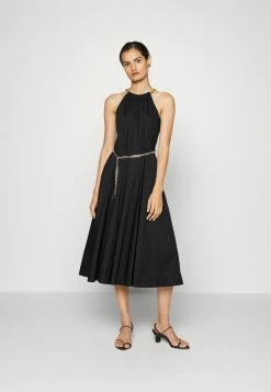 MICHAEL Michael Kors CHAIN BELT HALTER - Cocktail Dress / Party Dress - Black
