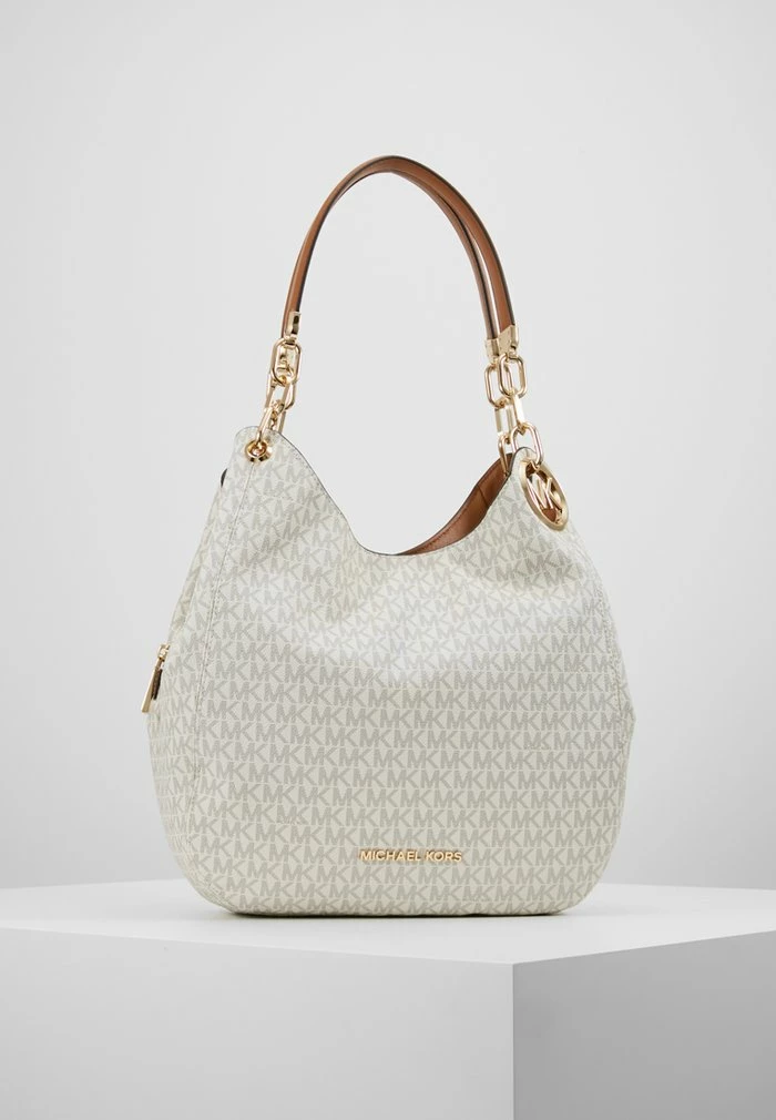 MICHAEL Michael Kors LILLIE CHAIN TOTE - Tote Bag - Vanilla/acrn 3 MICHAEL Michael Kors LILLIE CHAIN TOTE - Tote Bag - Vanilla/acrn