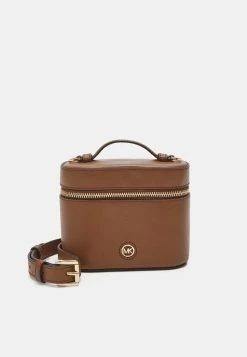 MICHAEL Michael Kors OVAL TRUNK XBODY - Across Body Bag - Brown