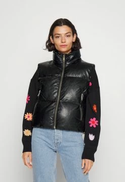 MICHAEL Michael Kors PUFFER VEST - Waistcoat - Black