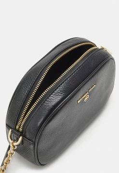 MICHAEL Michael Kors JET OVAL XBODY - Across Body Bag - Black -MICHAEL Michael Kors shop 6e7da8b8e0bf4e8dbe0bf6cc532bb916