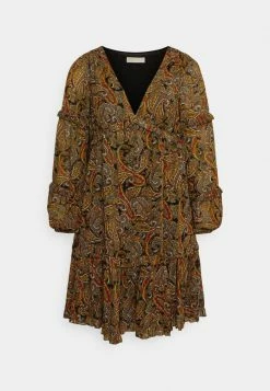 MICHAEL Michael Kors TENTY PAISLEY DRESS - Day Dress - Sienna -MICHAEL Michael Kors shop 6ea2ac709e79498697948accccdab969