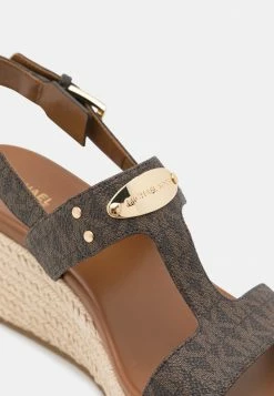 MICHAEL Michael Kors PLATE WEDGE - Platform Sandals - Brown/multi-coloured -MICHAEL Michael Kors shop 6f206ef0509c4f55b9f2d37bbd3ab57d