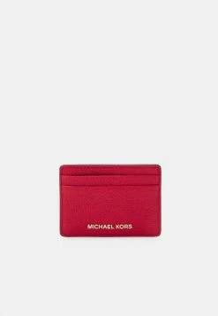 MICHAEL Michael Kors JET SET CARD HOLDER - Wallet - Crimson