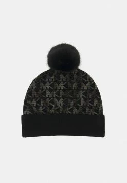MICHAEL Michael Kors B0LD DOT BEANIE - Beanie - Black/khaki
