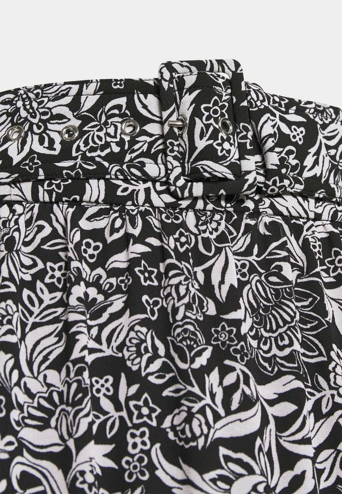 MICHAEL Michael Kors HIPPIE MIDI SKIRT - A-line Skirt - Black/white 7 MICHAEL Michael Kors HIPPIE MIDI SKIRT - A-line Skirt - Black/white - Image 5