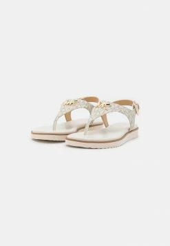 MICHAEL Michael Kors JILLY FLAT - T-bar Sandals - Vanilla -MICHAEL Michael Kors shop 702fd6006fa74241806061c06fcf5ebb