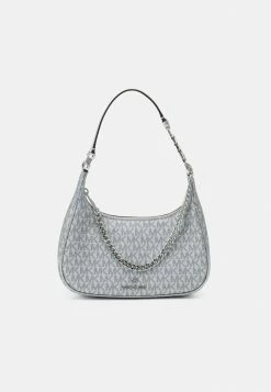 MICHAEL Michael Kors PIPER POUCHETTE - Handbag - Silver