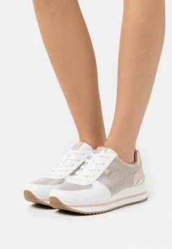 MICHAEL Michael Kors MONIQUE TRAINER - Trainers - White/gold