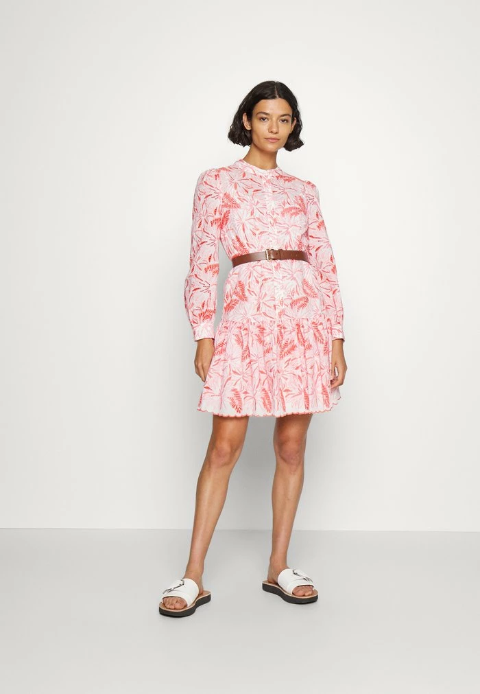 MICHAEL Michael Kors MINI DRESS - Shirt Dress - Coral 4 MICHAEL Michael Kors MINI DRESS - Shirt Dress - Coral - Image 2