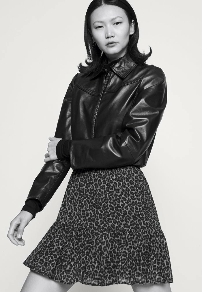 MICHAEL Michael Kors CHEETAH MINI SKIRT - Mini Skirt - Malachitegry 6 MICHAEL Michael Kors CHEETAH MINI SKIRT - Mini Skirt - Malachitegry - Image 4