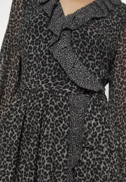 MICHAEL Michael Kors CHEETAH WRAP - Day Dress - Malachitegry -MICHAEL Michael Kors shop 74affc67dc564d5fb61f924d9c898384