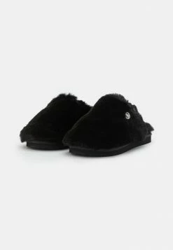 MICHAEL Michael Kors ELSIE - Slippers - Black -MICHAEL Michael Kors shop 7590371afd644dd59a004b2faec18e5d