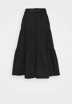 MICHAEL Michael Kors MIDI SKIRT - Maxi Skirt - Black -MICHAEL Michael Kors shop 7699cdcc47ae476c99702b7741054311