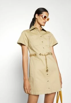 MICHAEL Michael Kors CHAIN BELT SHIRT DRESS - Day Dress - Khaki 11 MICHAEL Michael Kors CHAIN BELT SHIRT DRESS - Day Dress - Khaki -MICHAEL Michael Kors shop 78822e50f0e846ceb89953e13387913c