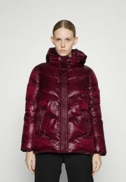 MICHAEL Michael Kors SHORT LENGTH PUFFER WITH DIAGONAL QUILTING - Down Coat - Dark Red