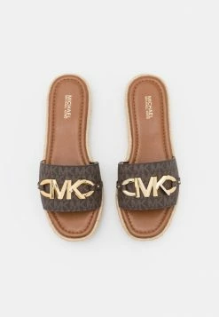 MICHAEL Michael Kors IZZY SLIDE - Mules - Brown/multicolor -MICHAEL Michael Kors shop 7906622387bf49b196cb0d4a78889348