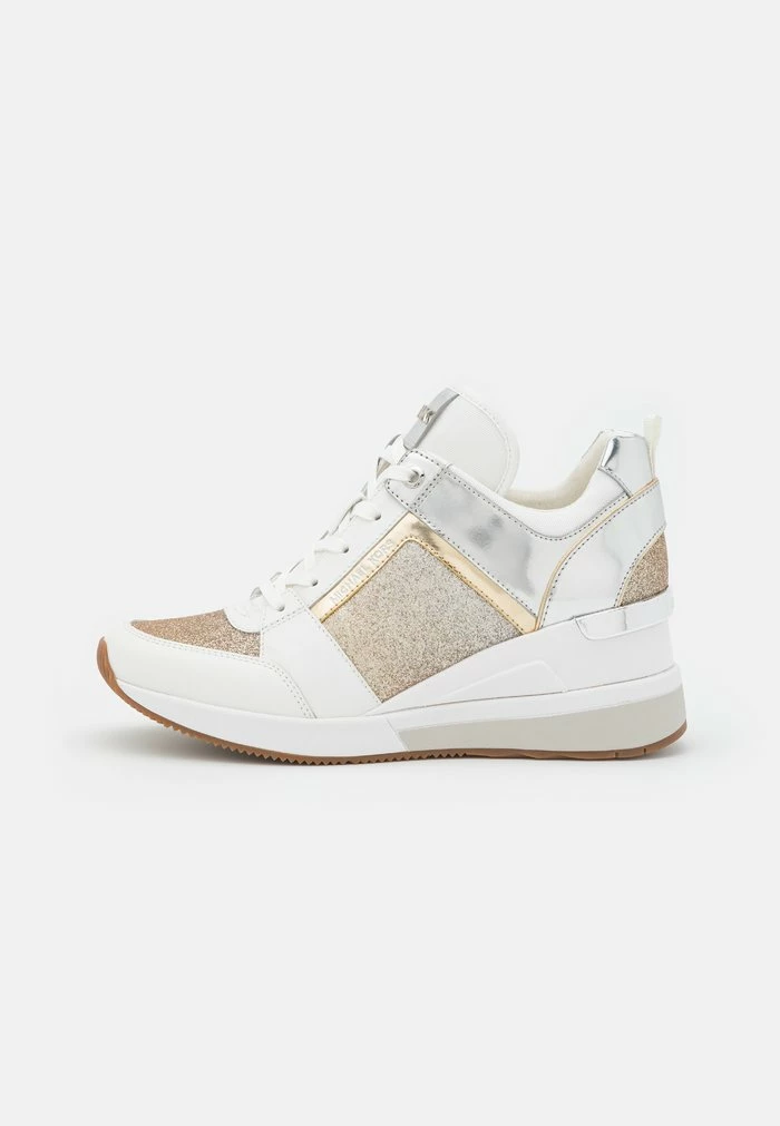 MICHAEL Michael Kors GEORGIE - Trainers - Silver/gold 4 MICHAEL Michael Kors GEORGIE - Trainers - Silver/gold - Image 2