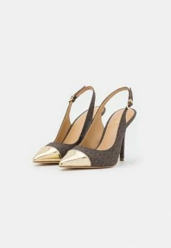 MICHAEL Michael Kors KADENCE TOE CAP SLING - Classic Heels - Brown -MICHAEL Michael Kors shop 7b808a4d286148d695b450b08155ce3b