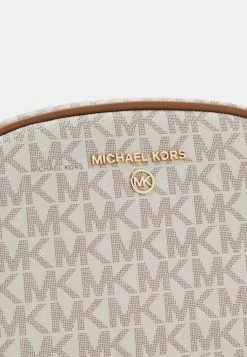 MICHAEL Michael Kors JET SET CHARM OVAL XBODY - Across Body Bag - Vanilla/acrn -MICHAEL Michael Kors shop 7da9c7de07d748c58969ac5de64eb5f3