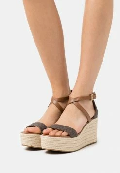 MICHAEL Michael Kors SERENA WEDGE - Platform Sandals - Brown