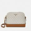 MICHAEL Michael Kors JET CHARM DOME - Across Body Bag - Vanilla/acorn -MICHAEL Michael Kors shop 7f90545978124d9fadc40c47c0d52255