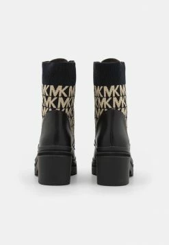 MICHAEL Michael Kors BREA - Lace-up Ankle Boots - Black/gold -MICHAEL Michael Kors shop 7fc9ae3758e04f87a86fec2d4f467feb