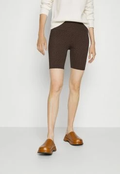 MICHAEL Michael Kors DOT LOGO BIKER - Shorts - Chocolate