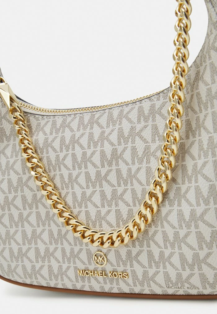 MICHAEL Michael Kors PIPER POUCHETTE - Handbag - Vanilla/acrn 6 MICHAEL Michael Kors PIPER POUCHETTE - Handbag - Vanilla/acrn - Image 4