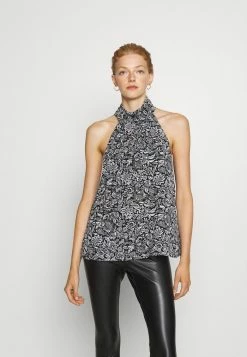 MICHAEL Michael Kors BICOLOR HIPPIE - Blouse - Black/white