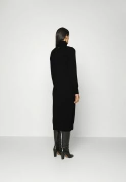 MICHAEL Michael Kors EASY SLIT MIDI - Day Dress - Black -MICHAEL Michael Kors shop 83e1dc586d3c492c8827899a189d24c5