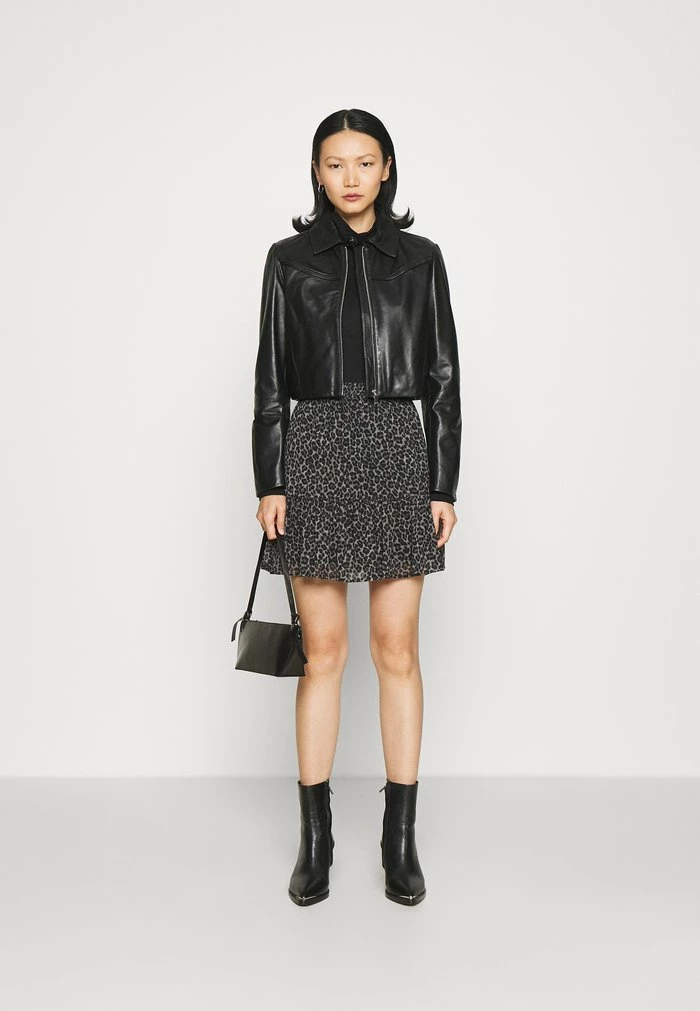 MICHAEL Michael Kors CHEETAH MINI SKIRT - Mini Skirt - Malachitegry 4 MICHAEL Michael Kors CHEETAH MINI SKIRT - Mini Skirt - Malachitegry - Image 2