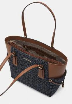 MICHAEL Michael Kors VOYAGER TOTE - Handbag - Dark Blue -MICHAEL Michael Kors shop 855d6935242a492eb8febda748ab35c7