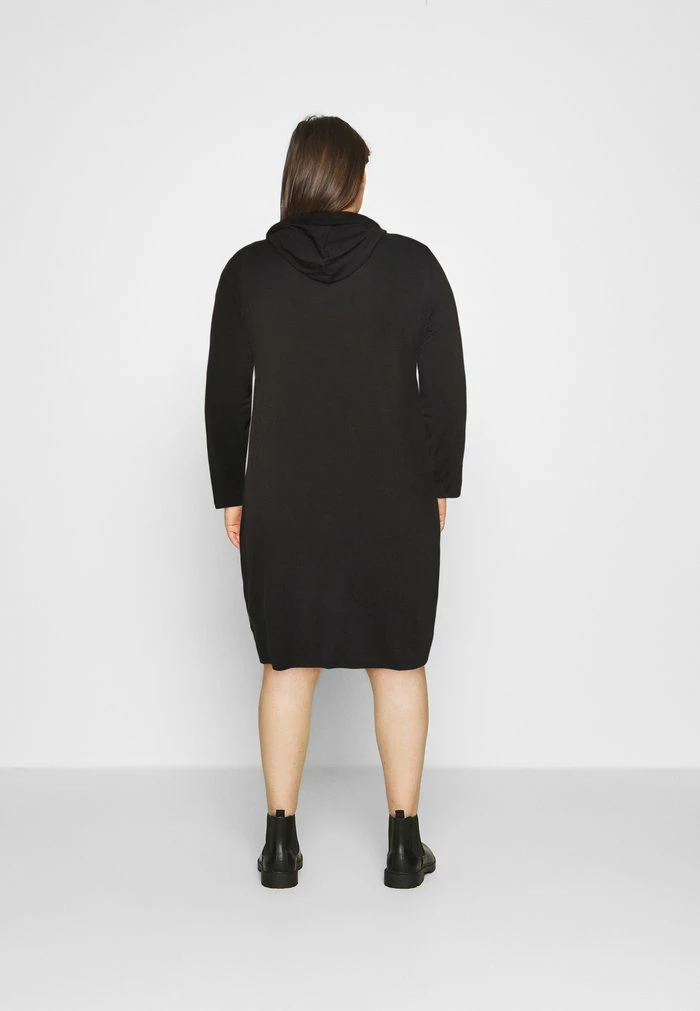 MICHAEL Michael Kors CIRCLE HOODIE DRESS - Day Dress - Black 5 MICHAEL Michael Kors CIRCLE HOODIE DRESS - Day Dress - Black - Image 3