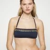 MICHAEL Michael Kors CHAIN BANDEAU CROP TOP - Bikini Top - Navy -MICHAEL Michael Kors shop 8638cc053fea40f09df74dd45d27366d