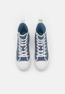 MICHAEL Michael Kors GERTIE - High-top Trainers - Denim -MICHAEL Michael Kors shop 885f63d124fa4ca9aaccd00f915b0330