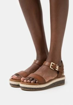 MICHAEL Michael Kors RICHIE - Platform Sandals - Luggage