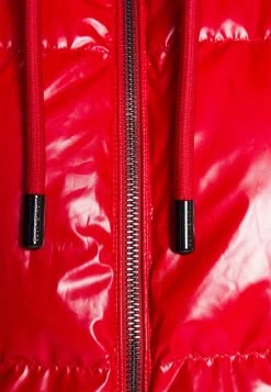 MICHAEL Michael Kors CROPPED METALLIC PUFFER - Winter Jacket - Crimson -MICHAEL Michael Kors shop 898778192fbb4adf9a4965c688f1c87b