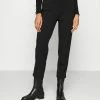 MICHAEL Michael Kors PONTE CROP PANT SLITS - Trousers - Black