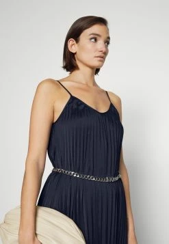 MICHAEL Michael Kors PLEATED SLIP MIDI DRESS - Cocktail Dress / Party Dress - Midnightblue -MICHAEL Michael Kors shop 8a3718a0b41341f99e18221a7d5f9248