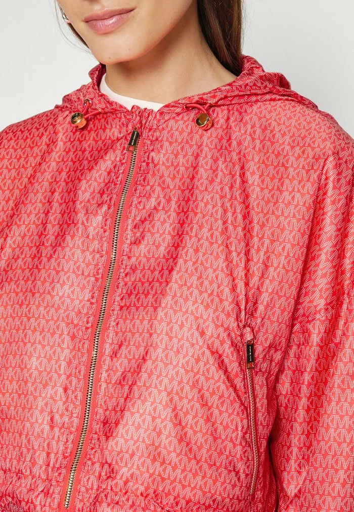 MICHAEL Michael Kors LOGO CROP - Bomber Jacket - Sangria 8 MICHAEL Michael Kors LOGO CROP - Bomber Jacket - Sangria - Image 6