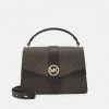 MICHAEL Michael Kors GREENWICH SATCHEL - Handbag - Chocolate