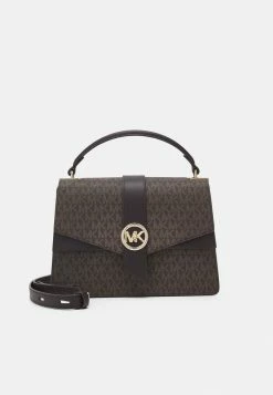 MICHAEL Michael Kors GREENWICH SATCHEL - Handbag - Chocolate