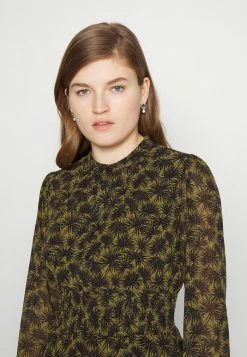 MICHAEL Michael Kors PALMETTO SMOCK DRESS - Day Dress - Smoky Olive -MICHAEL Michael Kors shop 8afa7f93ff2d4ff0b9d0f6986393529b